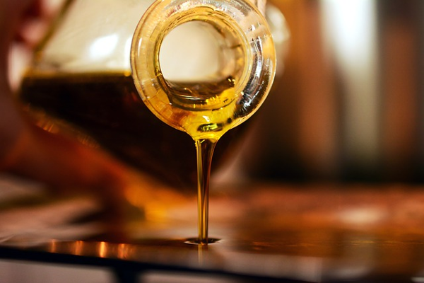 bottiglia olio