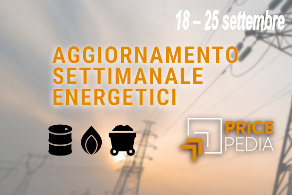 copertina settimanale articolo energetici PricePedia