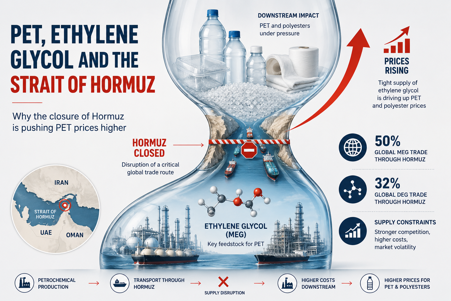 PET, Ethylene Glycol and the Strait of Hormuz