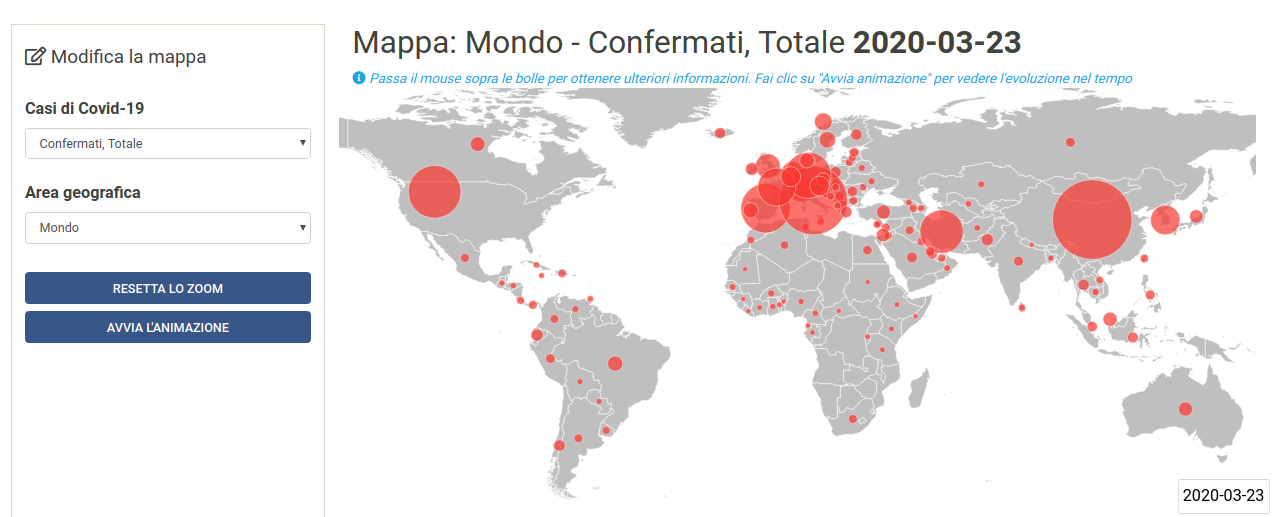 Covid19lab.info: World Map